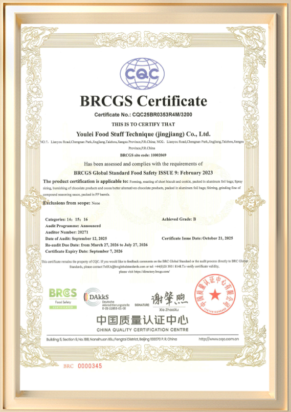 Certyfikat BRCGS