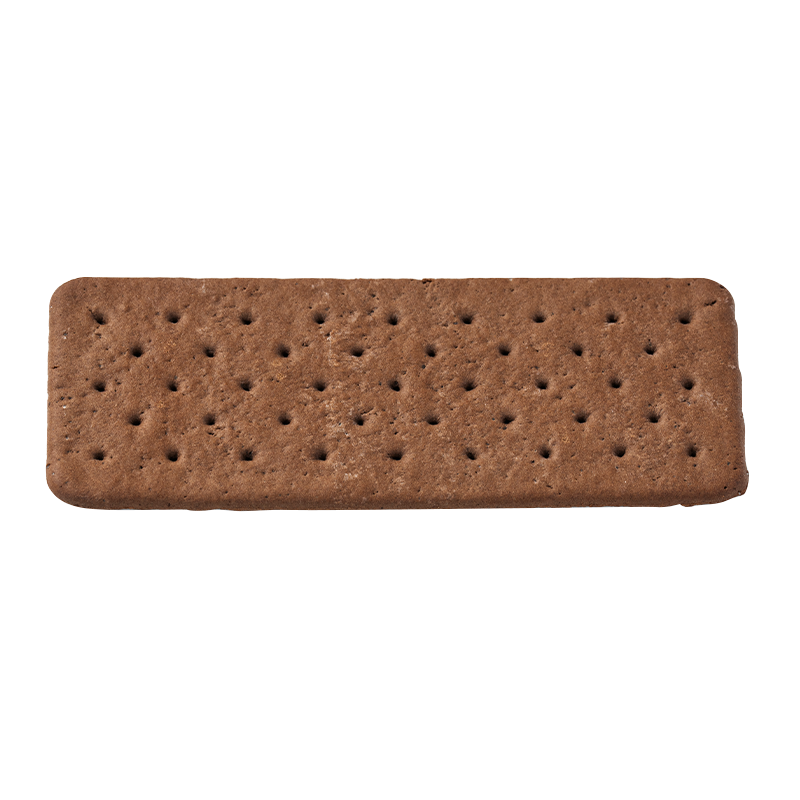 Prostokątne twarde ciasteczka kakaowe